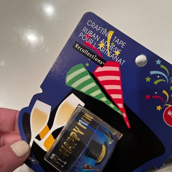 New Year’s Wasabi Tape Rolls and Cocktail Napkins Set (New) (Home/Holiday) - Picture 10 of 10